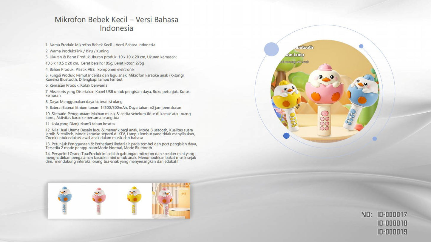 Duckling Microphone - Indonesia - Smartbaby