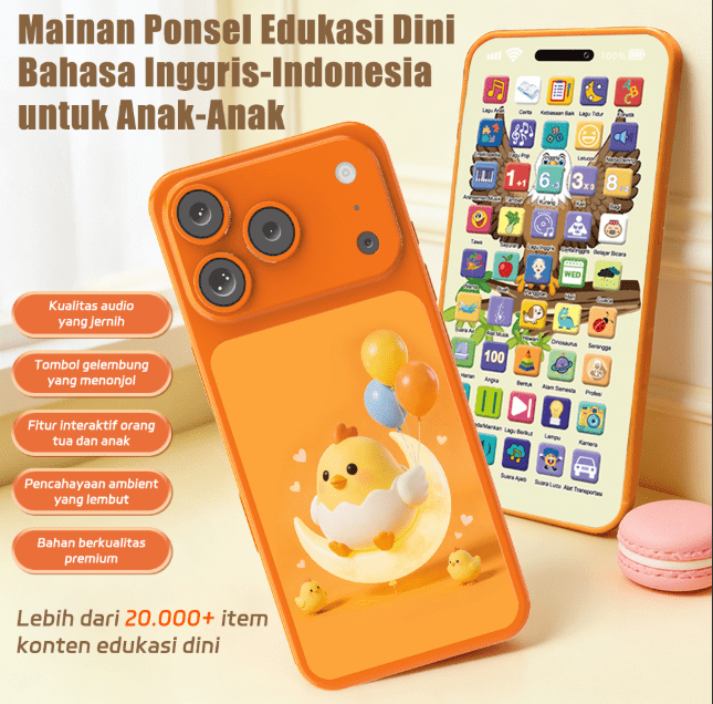 Ponsel Mainan 45 Tombol - 17pro - Indonesia - Smartbaby