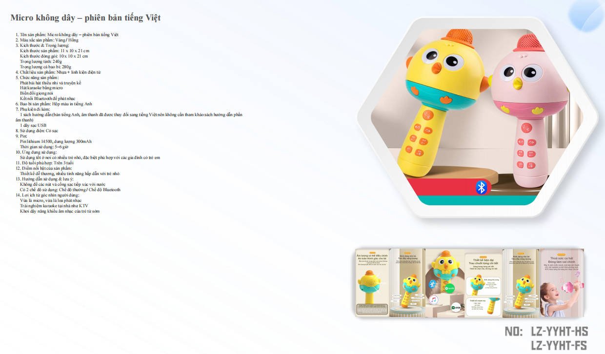 Wireless microphone - Vietnamese - Smartbaby